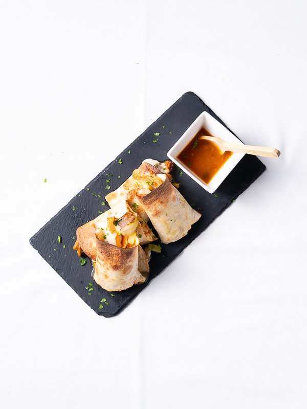 Fajitas de cerdo asado