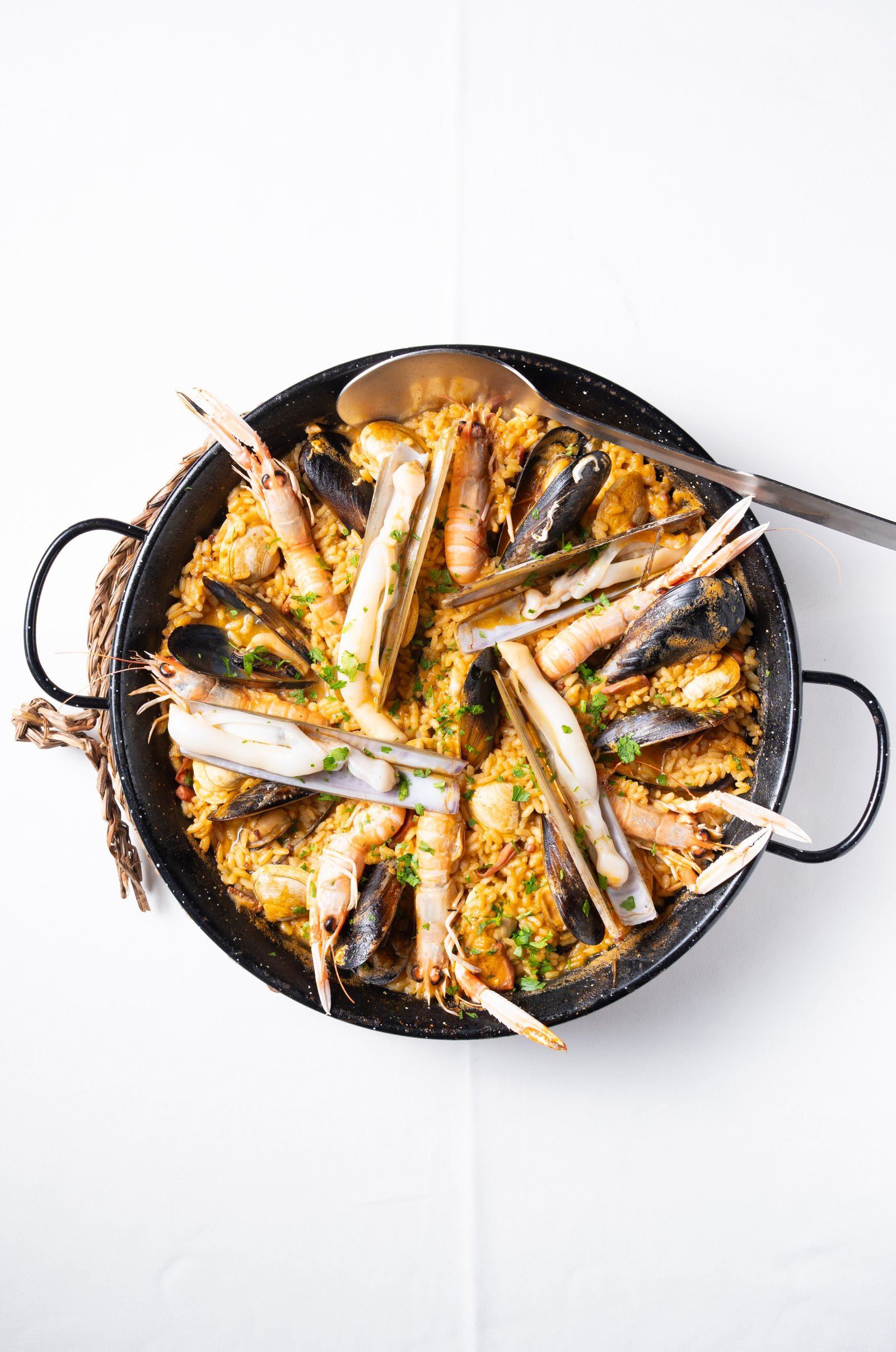 Arroz marinero con mariscos