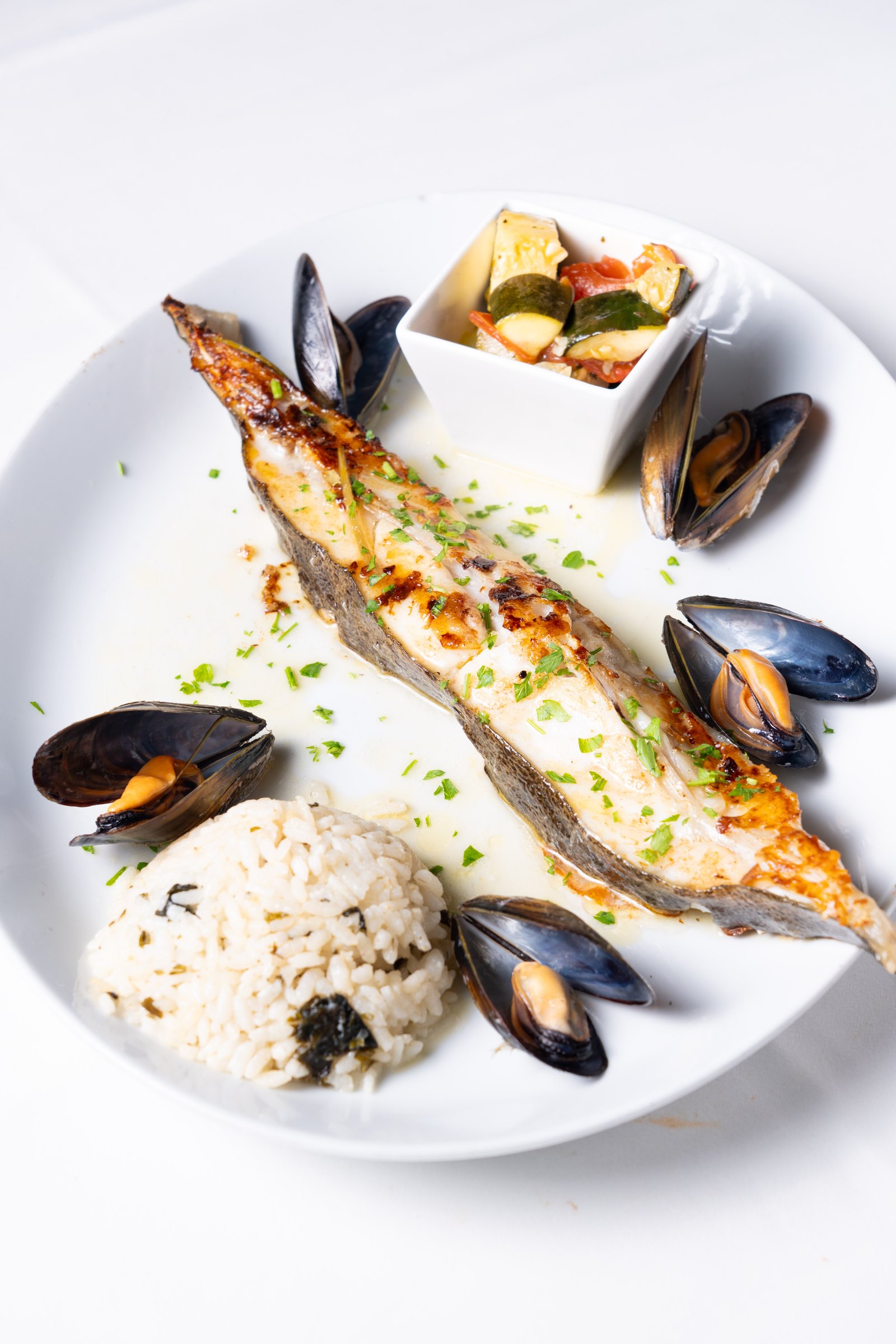 Rodaballo de la ría a la plancha – detalle