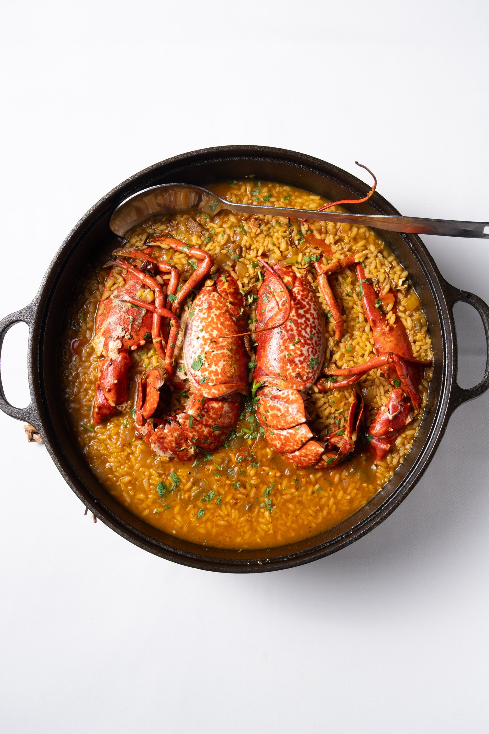 Arroz meloso con bogavante – detalle