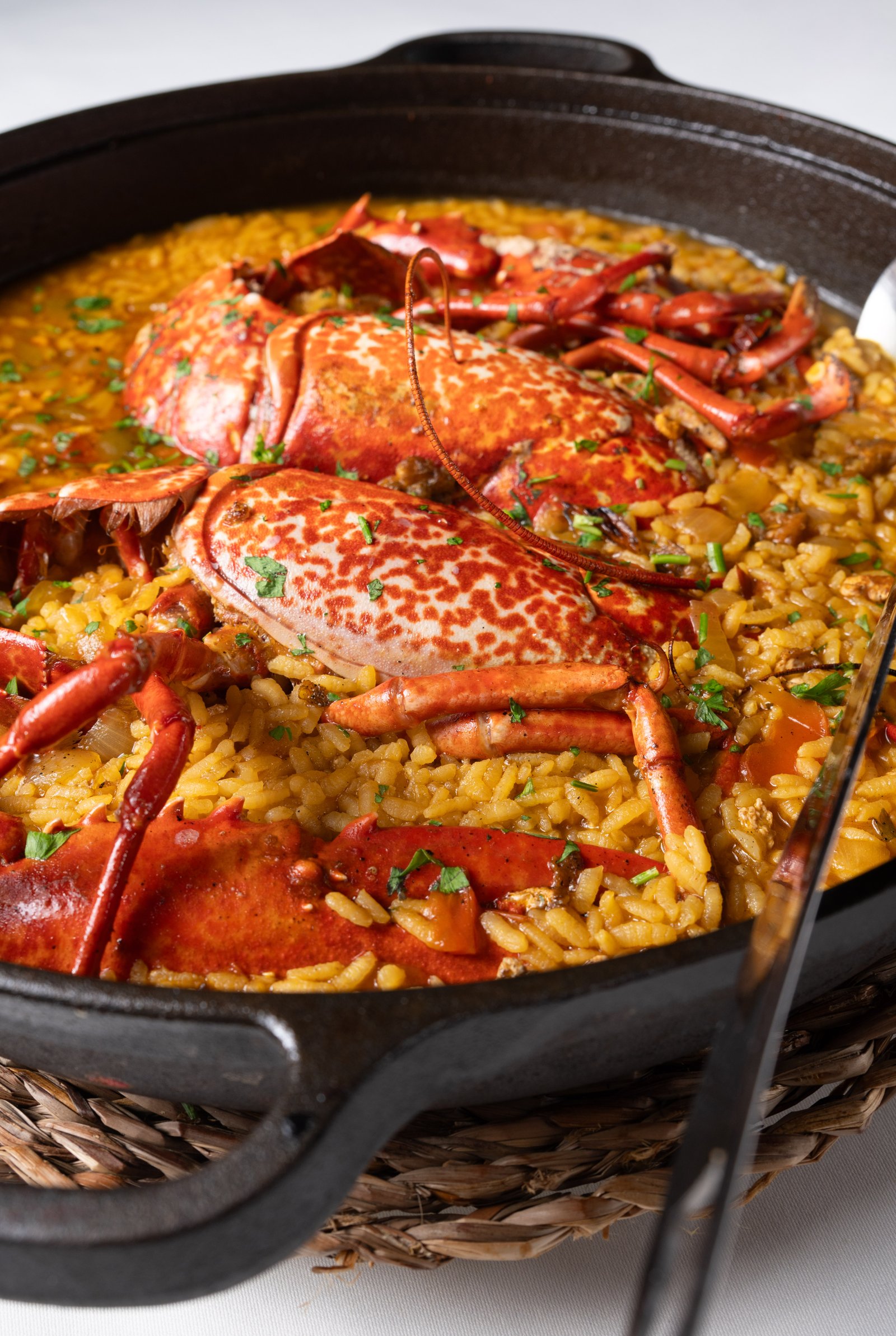 Arroz meloso con bogavante – detalle